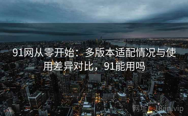 91网从零开始:多版本适配情况与使用差异对比,91能用吗 第2张 91网从零开始:多版本适配情况与使用差异对比,91能用吗 第2张