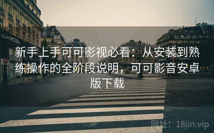 新手上手可可影视必看：从安装到熟练操作的全阶段说明，可可影音安卓版下载