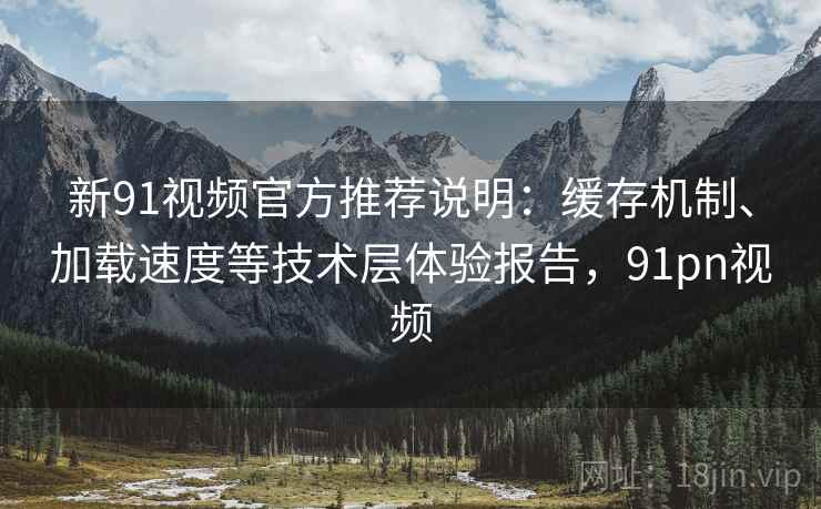 新91视频官方推荐说明：缓存机制、加载速度等技术层体验报告，91pn视频  第2张
