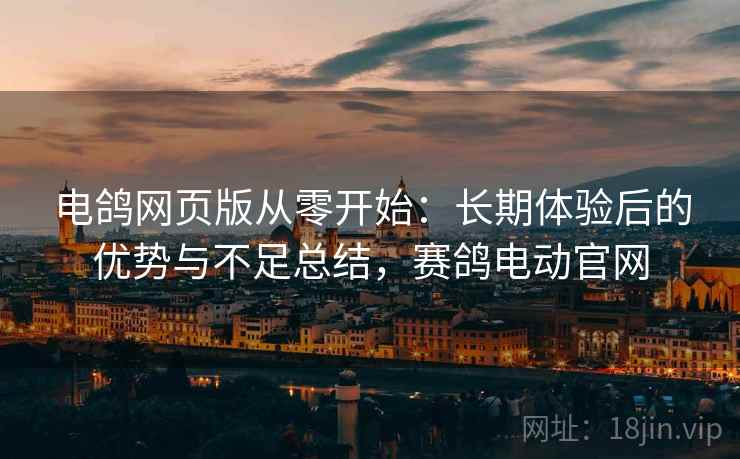 电鸽网页版从零开始：长期体验后的优势与不足总结，赛鸽电动官网  第2张