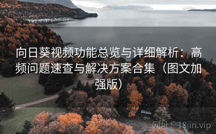 向日葵视频功能总览与详细解析：高频问题速查与解决方案合集（图文加强版）